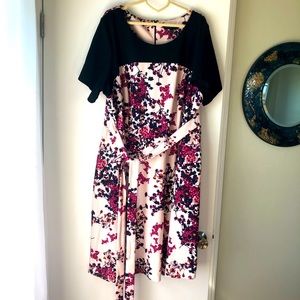 Lane Bryant Floral Empire Waist Dress